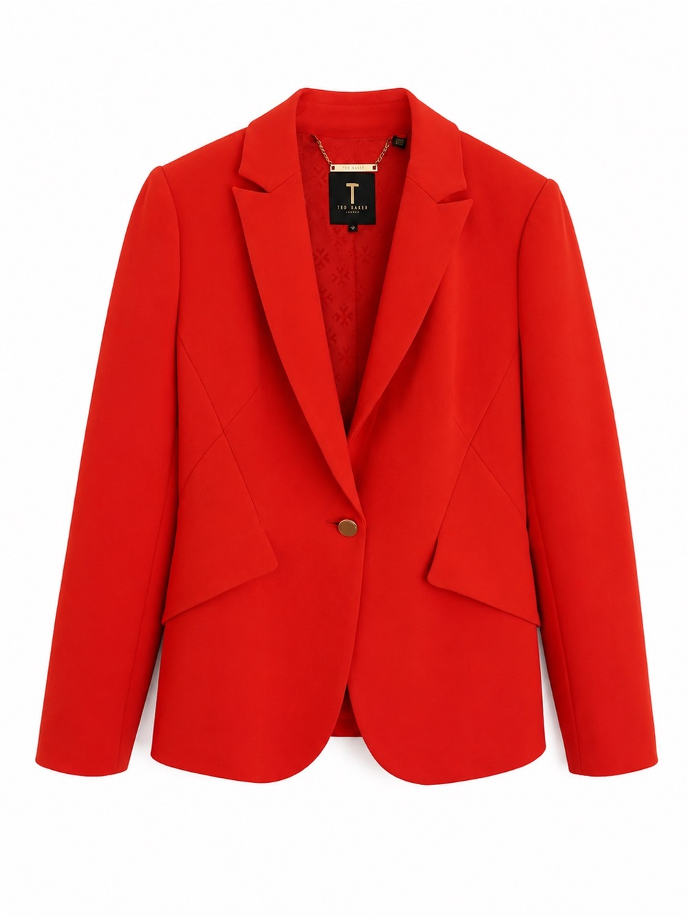 Ted Baker Red Single-Button Blazer - Picture 5 of 6